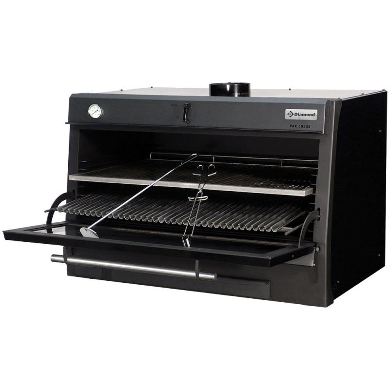 Kulovn Bbq, Gn 2 1 + Gn1 1 (150 Kg H) Sort fra Diamond