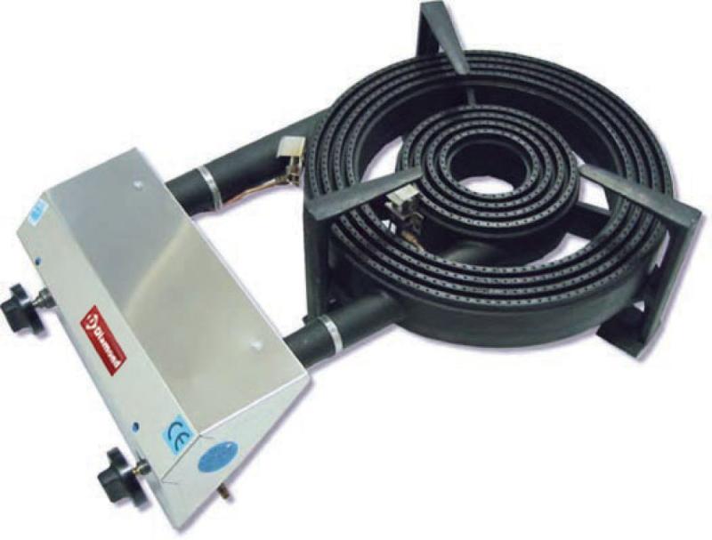Bordplade Gaskomfur Paella, Diam. 450 (27,2 Kw) fra Diamond