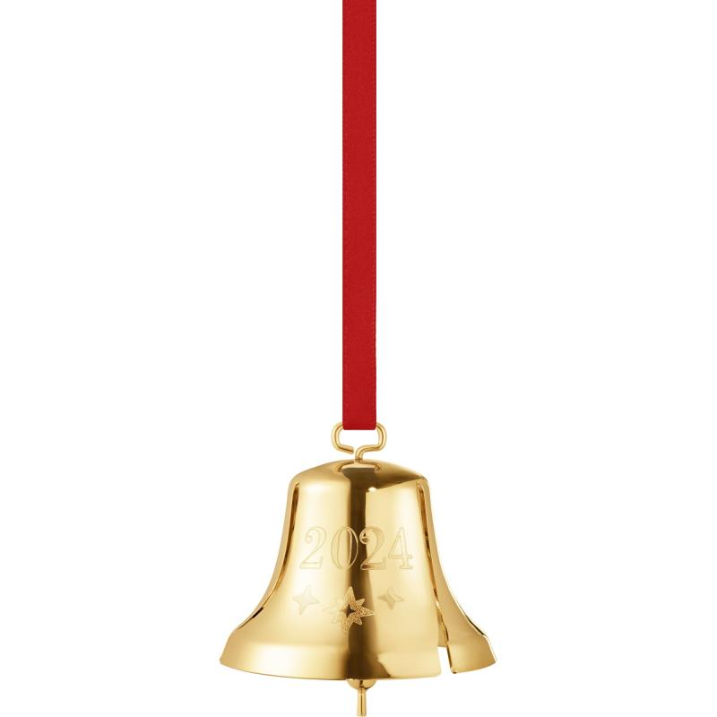 Christmas Collection 2024 Juleklokke, 18 Kt Guldbelægning fra Georg Jensen