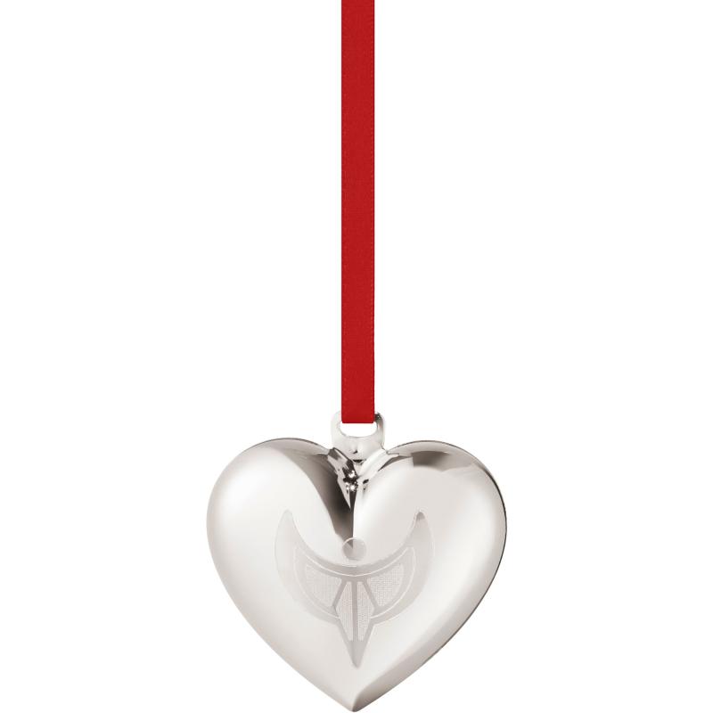 Christmas Collection 2024 Julehjerte, Palladiumbelægning fra Georg Jensen