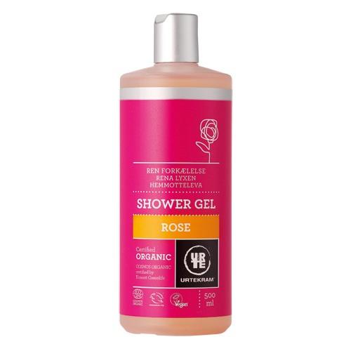 Showergel Rose økologisk   500 Ml   Urtekram fra Finogren