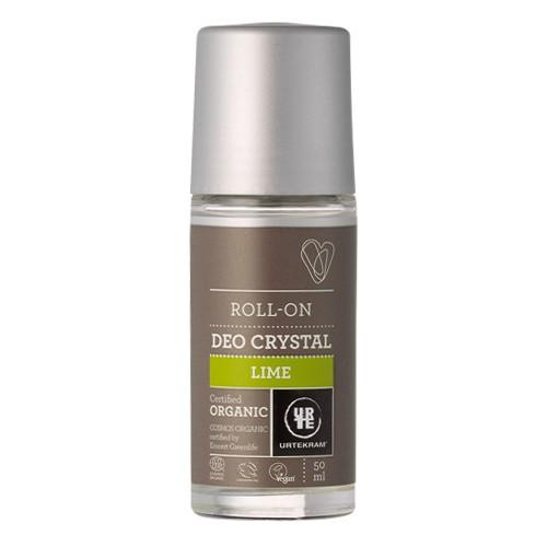 Deo Krystal Roll On Lime økologisk   50 Ml   Urtekram fra Turbliss