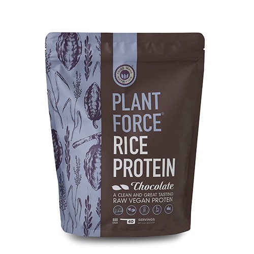 Risprotein Chokolade   800 Gram     fra Plantforce