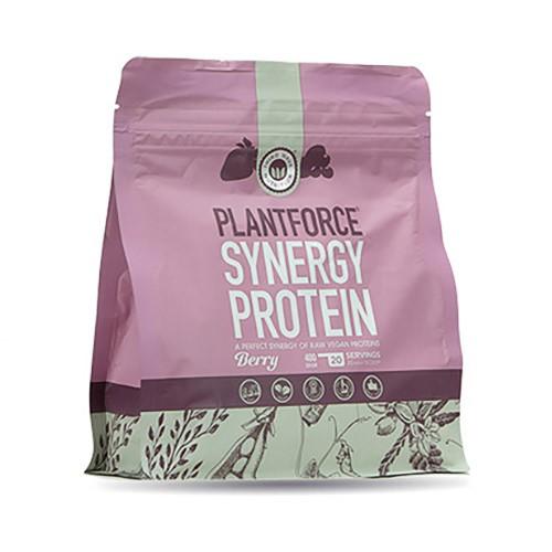 Protein Bær Synergy   400 Gram     fra Plantforce