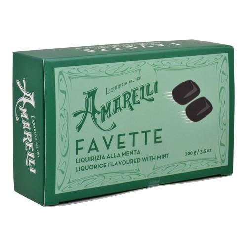 Engelsk Lakrids Med Pebermynte   100 Gram   Amarelli