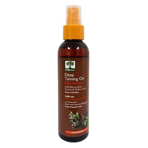 Deep Tanning Olie Uden Faktor   150 Ml     fra Bioselect