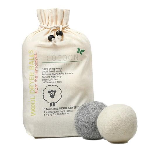 Uld Tørrebolde   6 Bolde     Organic Laundry fra Cocoon