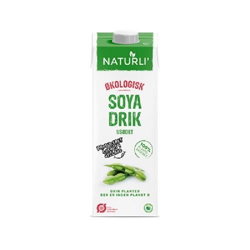 Sojadrik Sukkerfri økologisk   1 Liter     fra Naturli