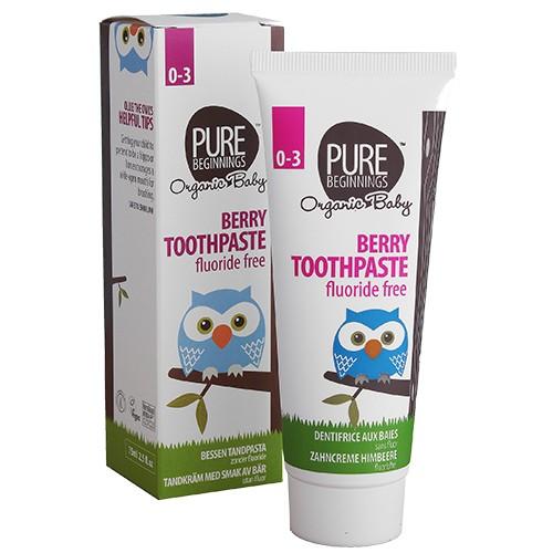 Berry Toothpaste 0 3 år   75 Ml     fra Pure Beginnings