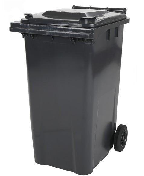 2 Hjul   Stor Affaldsbeholder   Model Mgb 80 G   Grå fra Saro