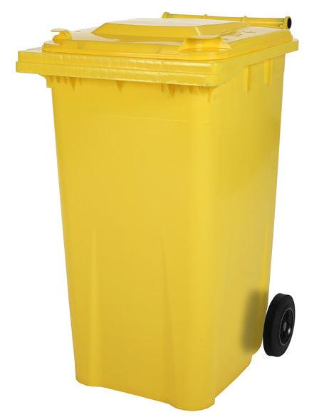 2 Hjul   Stor Affaldsbeholder   Model Mgb 80 Ge   Gul fra Saro