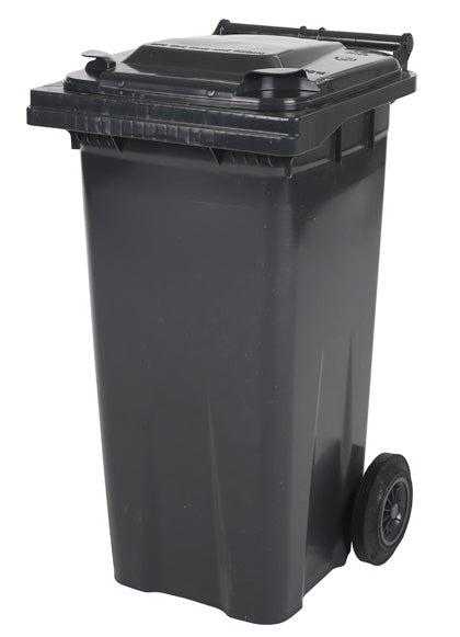 2 Hjul   Stor Affaldsbeholder   Model Mgb 120 G   Grå fra Saro