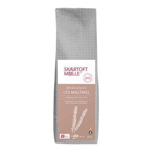 Maltmel  Lys Fintmalet økologisk  250 Gr     fra Skærtoft Mølle