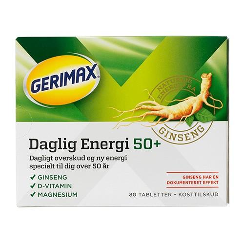 Dalig Energi 50+   80 Tabletter     fra Gerimax