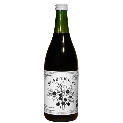 Blåbærsaft Sur økologisk Fortyndes 1:4   73 Cl     fra Søbogaard