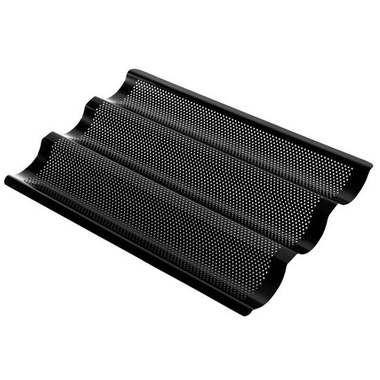 Baguette Form Med Non Stick Belægning 38 X 24,5 Cm.   Billig Fragt fra Kokkens Køkkengrej
