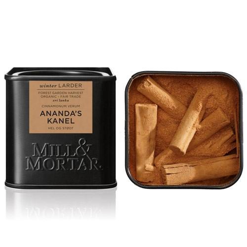 Ananda´s Kanel Stødt & Hel økologisk    50 Gr     fra Mill & Mortar