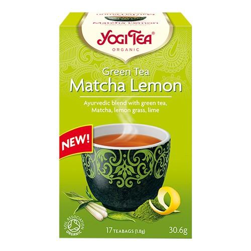Green Tea økologisk Matcha Lemon Organic   17 Breve     Tea fra Yogi