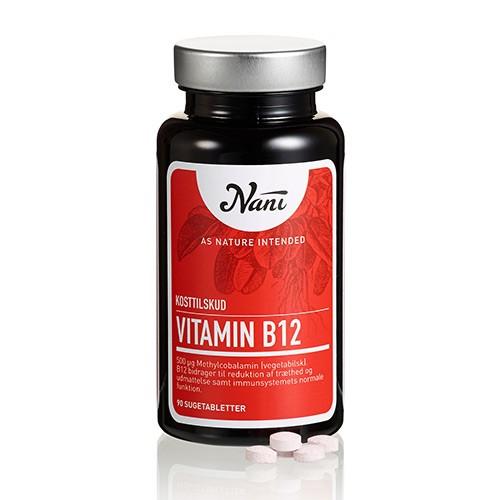 B12 Vitamin Food State   90 Tabletter     fra Nani
