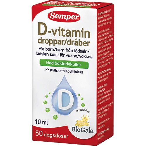 Biogaia D Vitamindråber   10 Ml     fra Semper