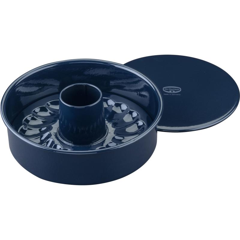 Bageform Med Aftagelig Bund 26 Cm 3 Dele, Mørkeblå fra Dr. Oetker