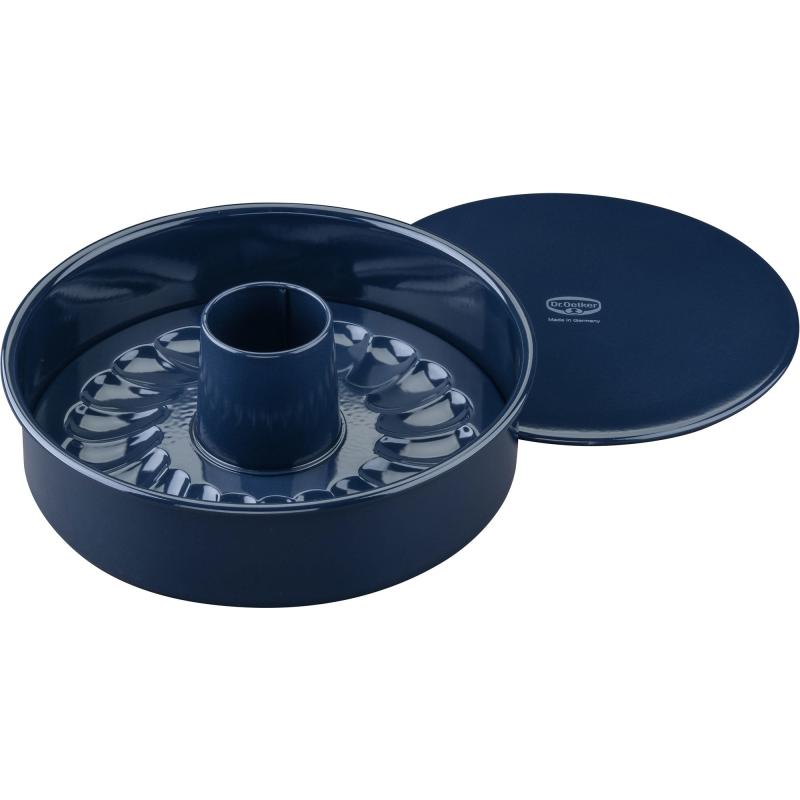 Bageform Med Aftagelig Bund 28 Cm 3 Dele, Mørkeblå fra Dr. Oetker