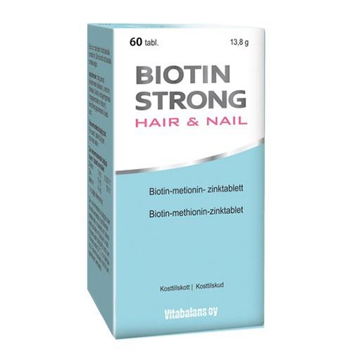 Biotin Strong   60 Tabletter     fra Vitabalans