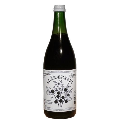 Blåbærsaft Sød økologisk Fortyndes 1:4   730 Ml     fra Søbogaard