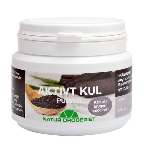 Aktivt Kul Pulver   80 Gram   Natur Drogeriet fra Natur-drogeriet