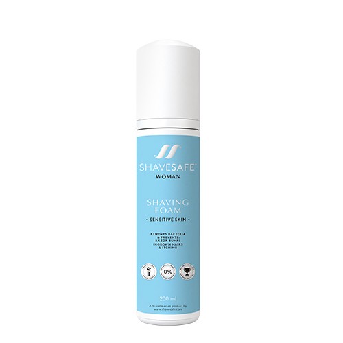 Shaving Foam Sensitive Skin Woman   200 Ml     fra Shavesafe