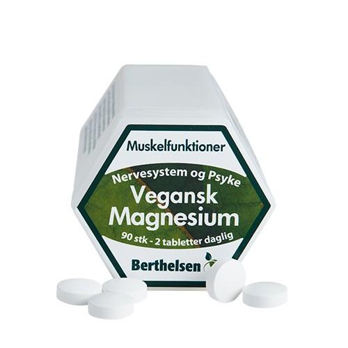 Magnesium Vegansk   90 Tabletter     fra Berthelsen