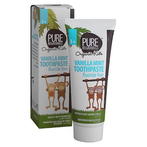 Vanilla Mint Toothpaste +3 år   75 Ml     fra Pure Beginnings