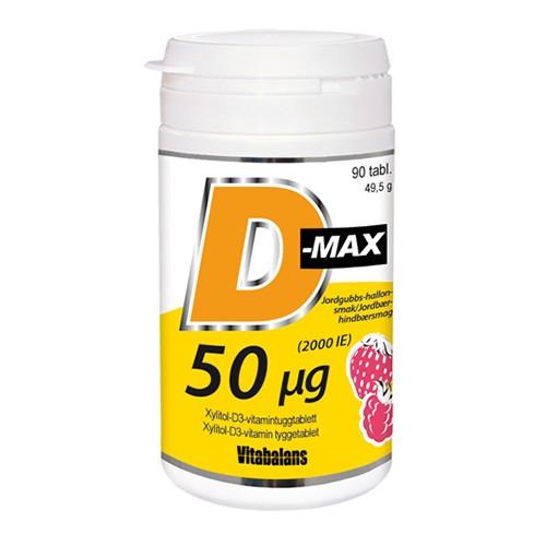 D Max 50 µg   90 Tabletter     fra Vitabalans