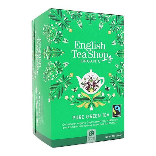 Pure Green Tea økologisk   20 Breve     fra English Tea Shop