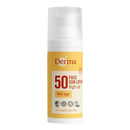 Face Sun Lotion Spf 50   50 Ml fra Derma