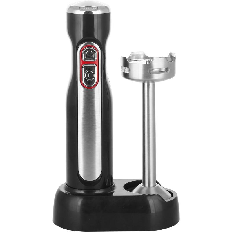 Sbt100 Ledningsfri Stavblender Med Beholder, Sort Rustfrit Stål fra Hã¢ws