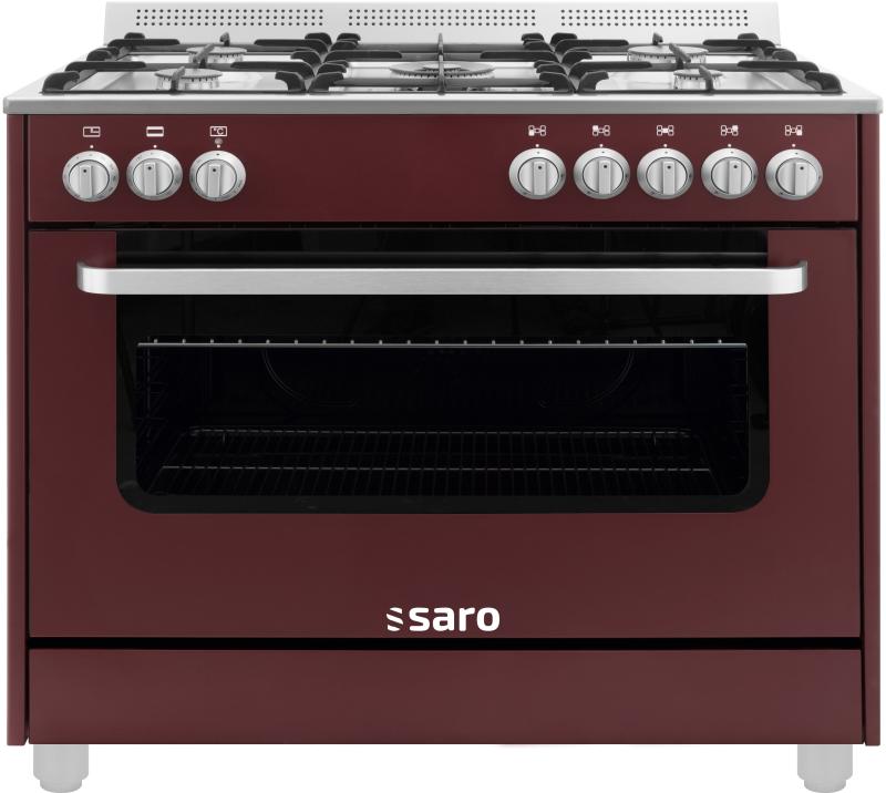 Multifunktionskomfur Gas Elektrisk Model Ts95c61lvi Bordeaux fra Saro
