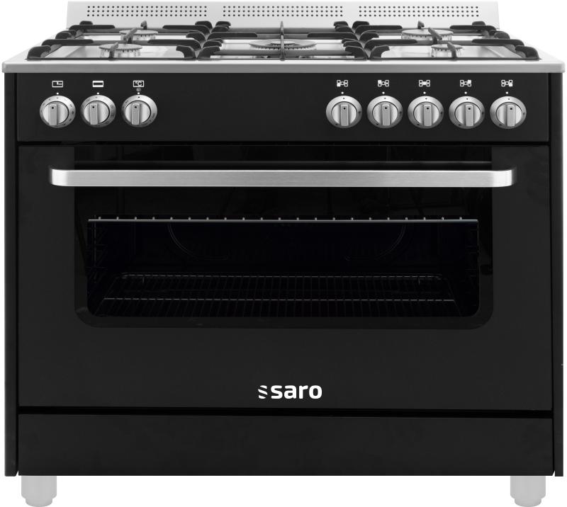 Multifunktionskomfur Gas El Model Ts95c61lne Sort fra Saro