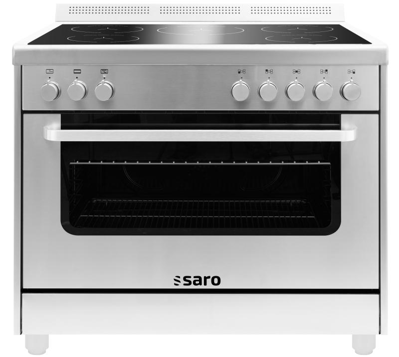Semi Professionel Induktionskomfur Ts95ind61x Sølv fra Saro