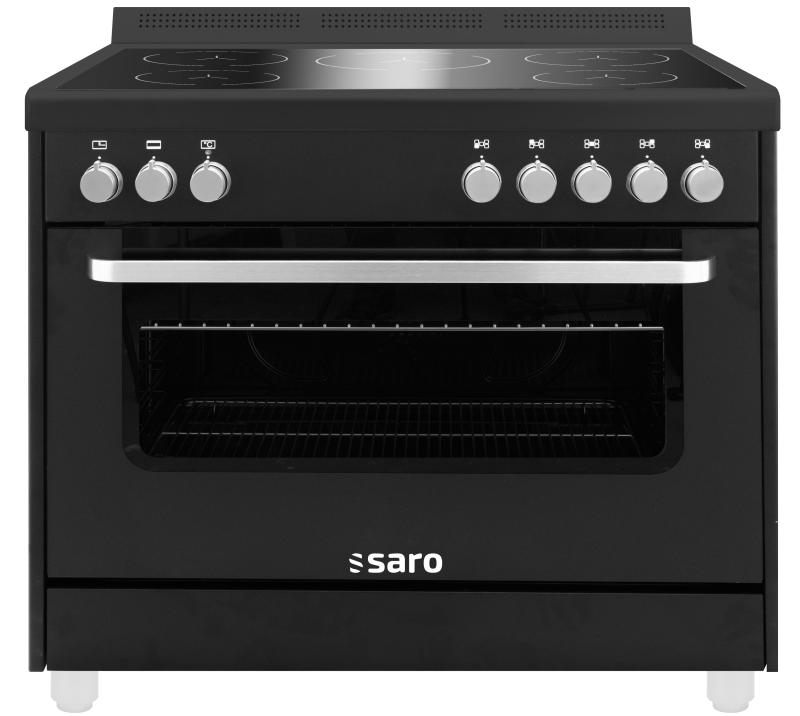 Semi Professionelt Induktionskomfur Ts95ind61n Sort fra Saro
