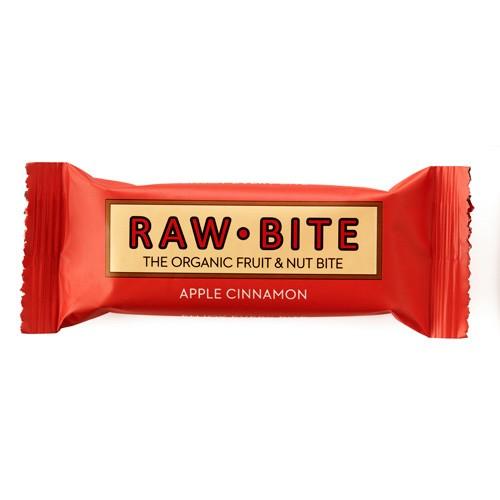 Apple Cinnamon   økologisk, Laktose  Og Glutenfri Frugt  Og Nøddebar   50 Gram     fra Rawbite