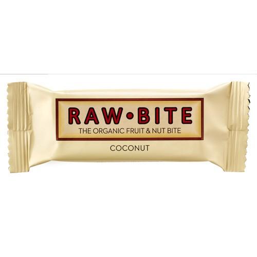 Coconut   økologisk, Laktose  Og Glutenfri Frugt  Og Nøddebar   50 Gram     fra Rawbite