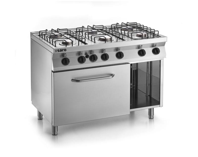 Fast Series Gaskomfur Med Gasovn Model F7 Fug6ln fra Saro