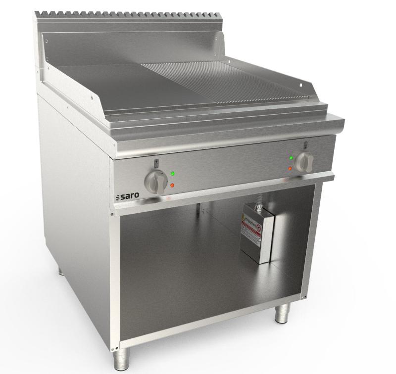 Elektrisk Stegeplade    Med Underbord    Model Lq   Ftg4bam fra Saro