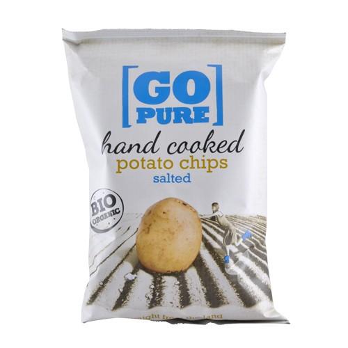 Chips Med Salt økologisk Pure Chips   125 Gram   Yellow Chips Pure Chips fra Yellow Chips  Pure Chips