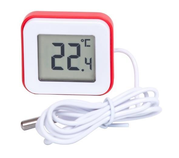 Mini Termometer Digitalt   Med Magnet Model 6039 Sb fra Saro