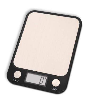 Digital Køkkenvægt   Med Glasplade Op Til 5 Kg Model 4797 fra Saro