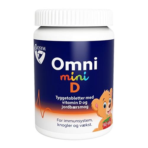Omnimini Vitamin D   90 Tabletter     fra Biosym