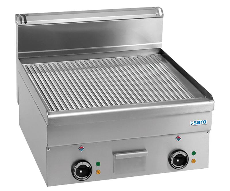 Elektrisk Stegeplade    Rillet Stegeplade600x600 Model Eft66r fra Saro