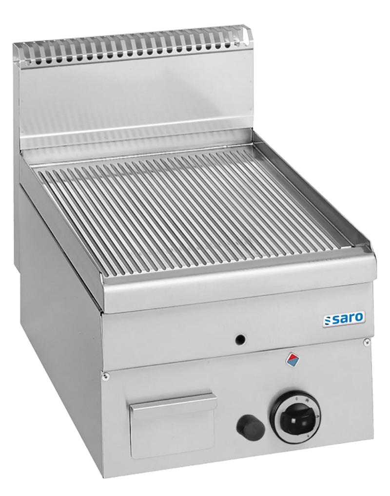 Gasgrillplade Rillet Stegeplade 400x600 Model Gft46r fra Saro